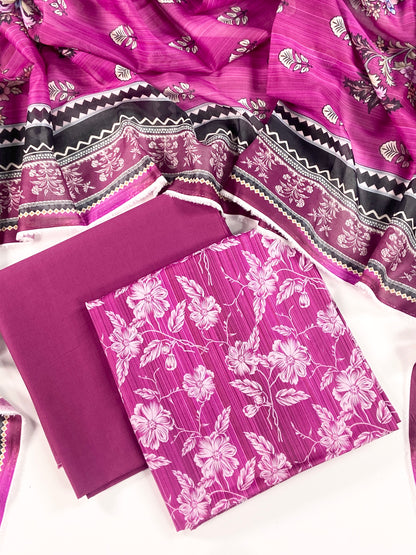 Mashaim Digital Printed Lawn 3PC