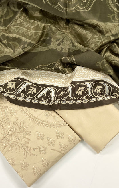 Sobia Nazir Luxury Emb Dhanak 3PC