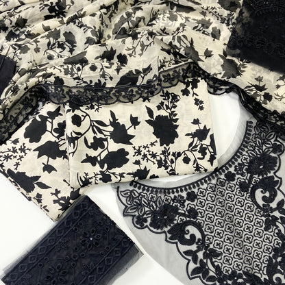 Aneelas Emb Luxury Lawn-3PC
