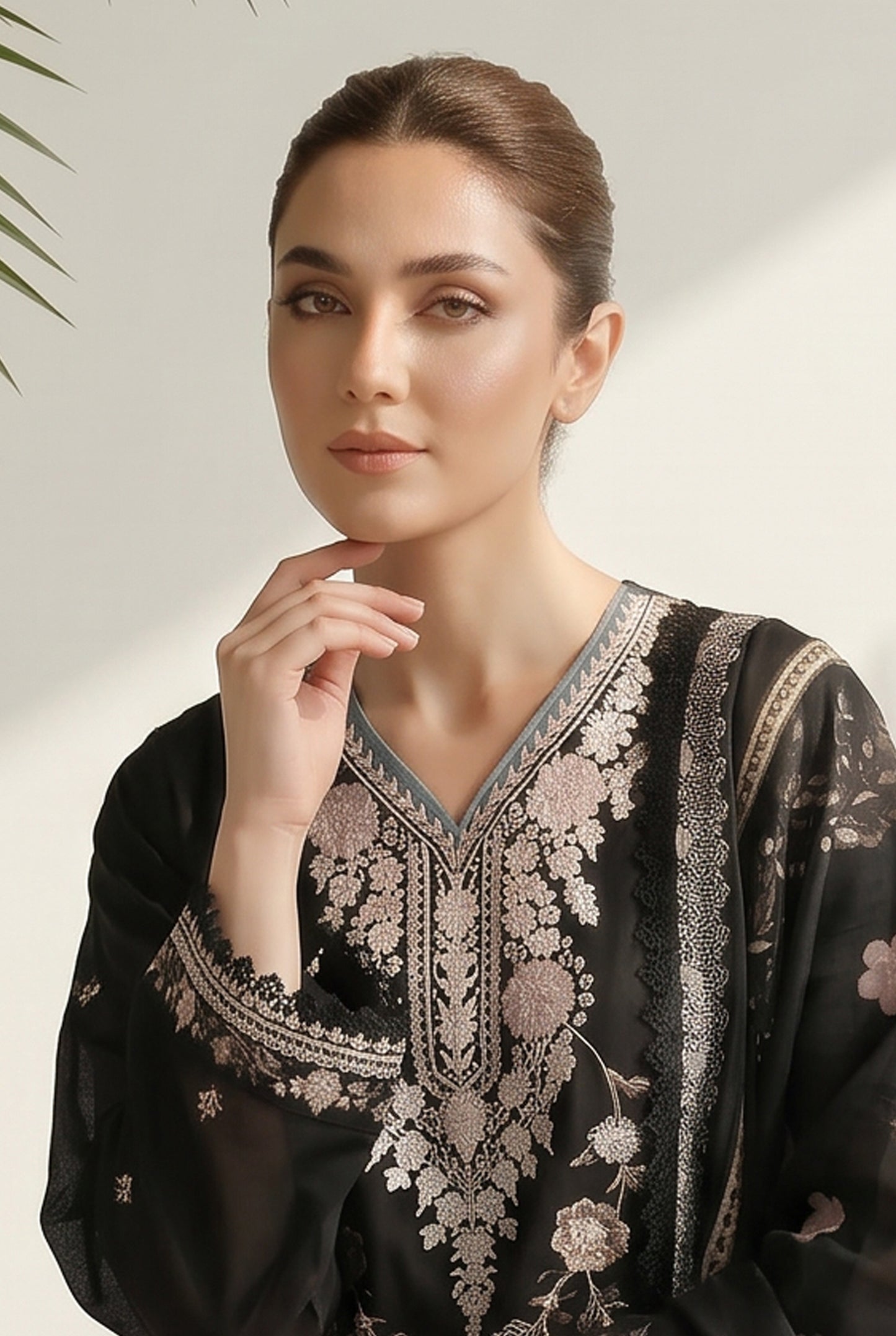 Dewani By Anaya Noor – Embroidered Lawn 3PC