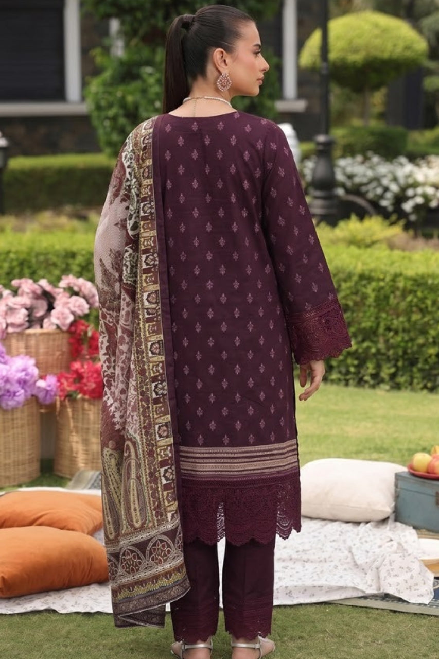 Malhaar Digital Printed Linen 3PC