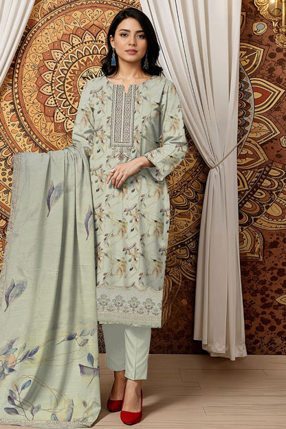Elira By Tawakkal Digital Printed & Emb Lawn 3PC