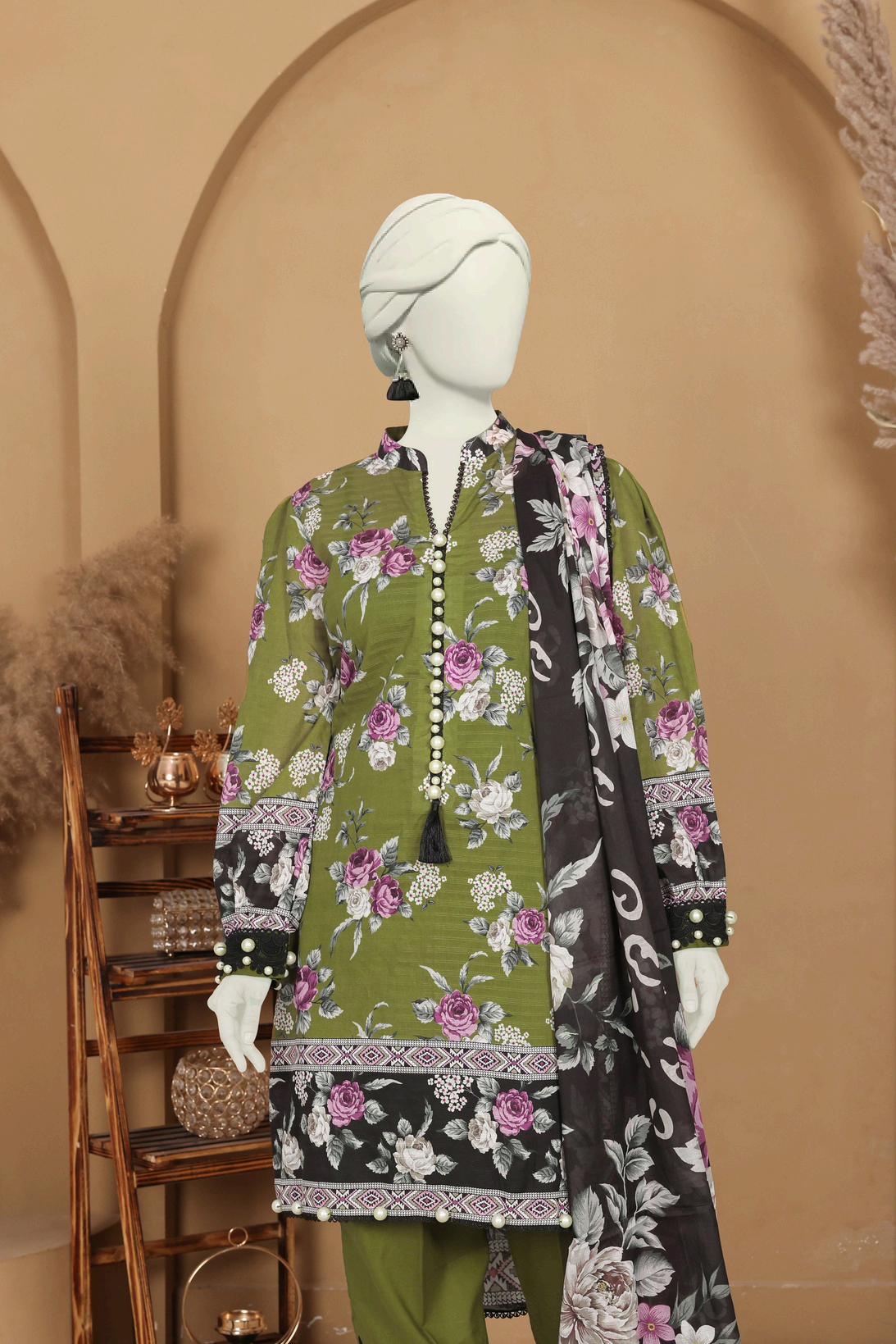 Imsha By Murashe Digital Printed Doria Lawn 3PC