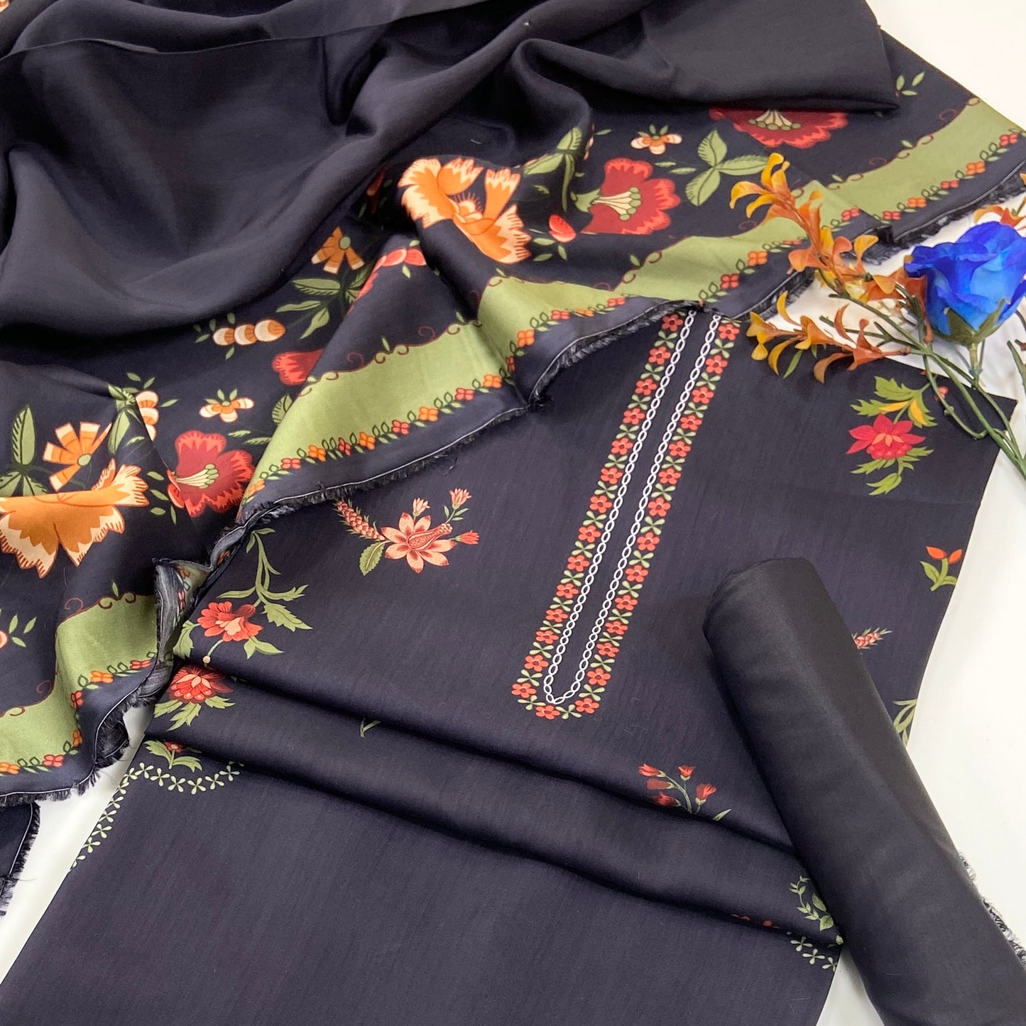 Zareen By Shanaya Digital Printed Viscose 3PC
