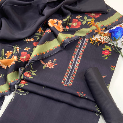 Zareen By Shanaya Digital Printed Viscose 3PC