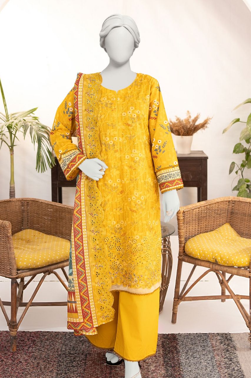 Seher By Almeerah Luxury Printed Embroidered Lawn 3PC