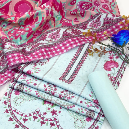 Anaya Noor Digital Printed Cotry Khaddar 3PC