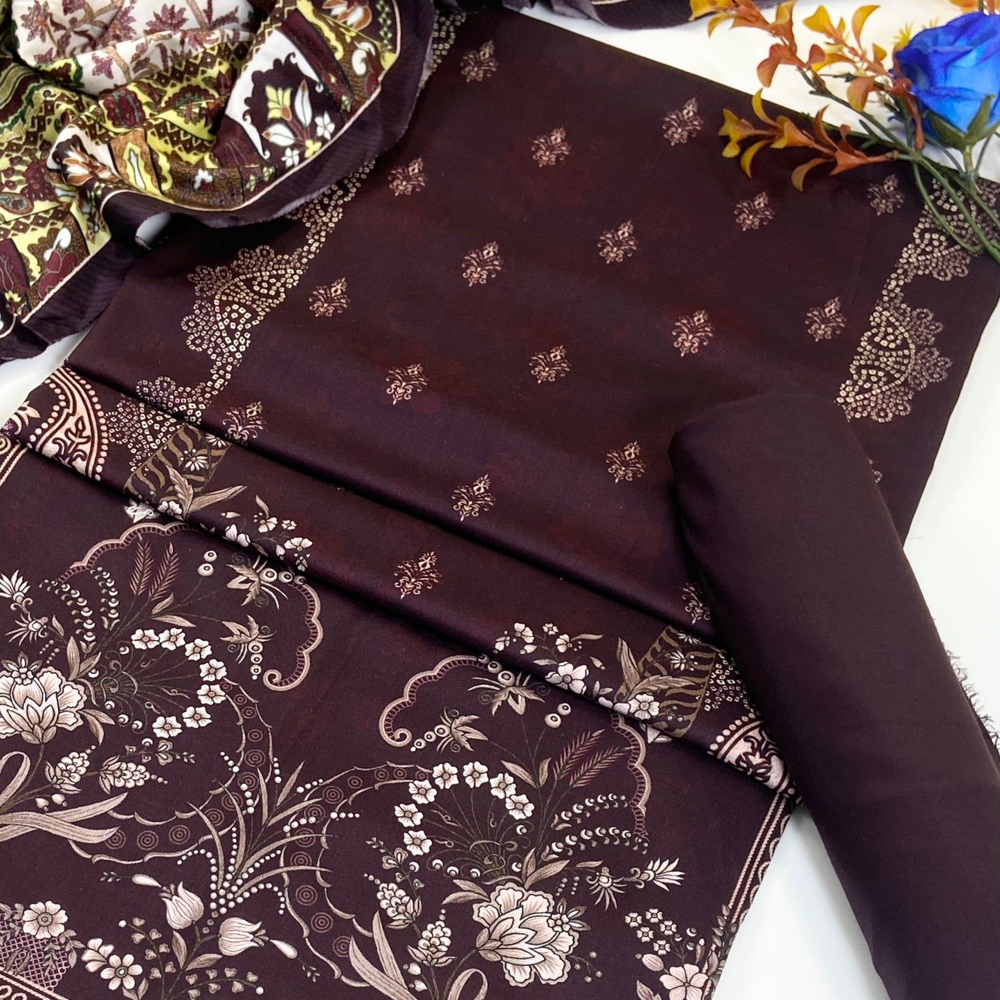 Malhaar Digital Printed Linen 3PC
