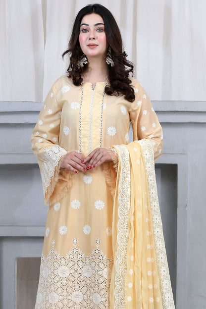 Zarmeen & Emaan Premium Emb Lawn 3PC