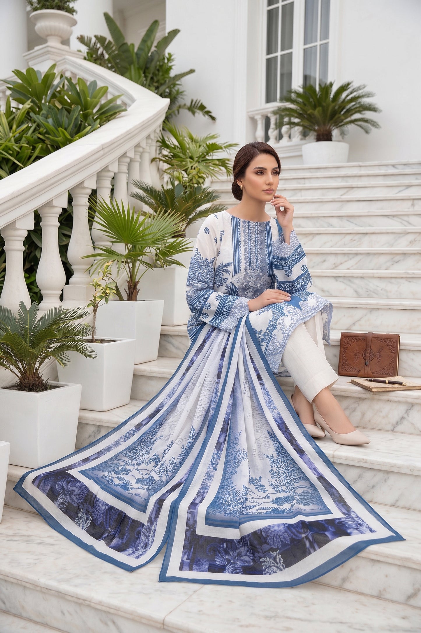 Gulnaar By Anaya Noor Digital Printed Lawn 3PC
