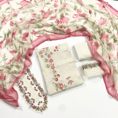 Nura By Shanaya Digital & Emb Lawn Collection 3PC