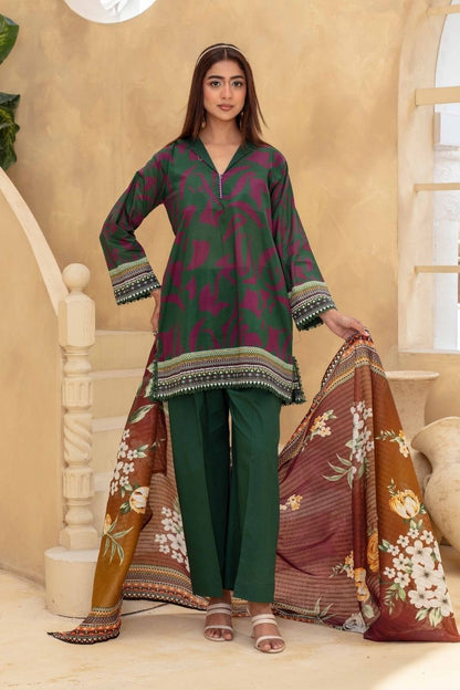 Fabiha By Feroza Digital Printed Lawn 3PC
