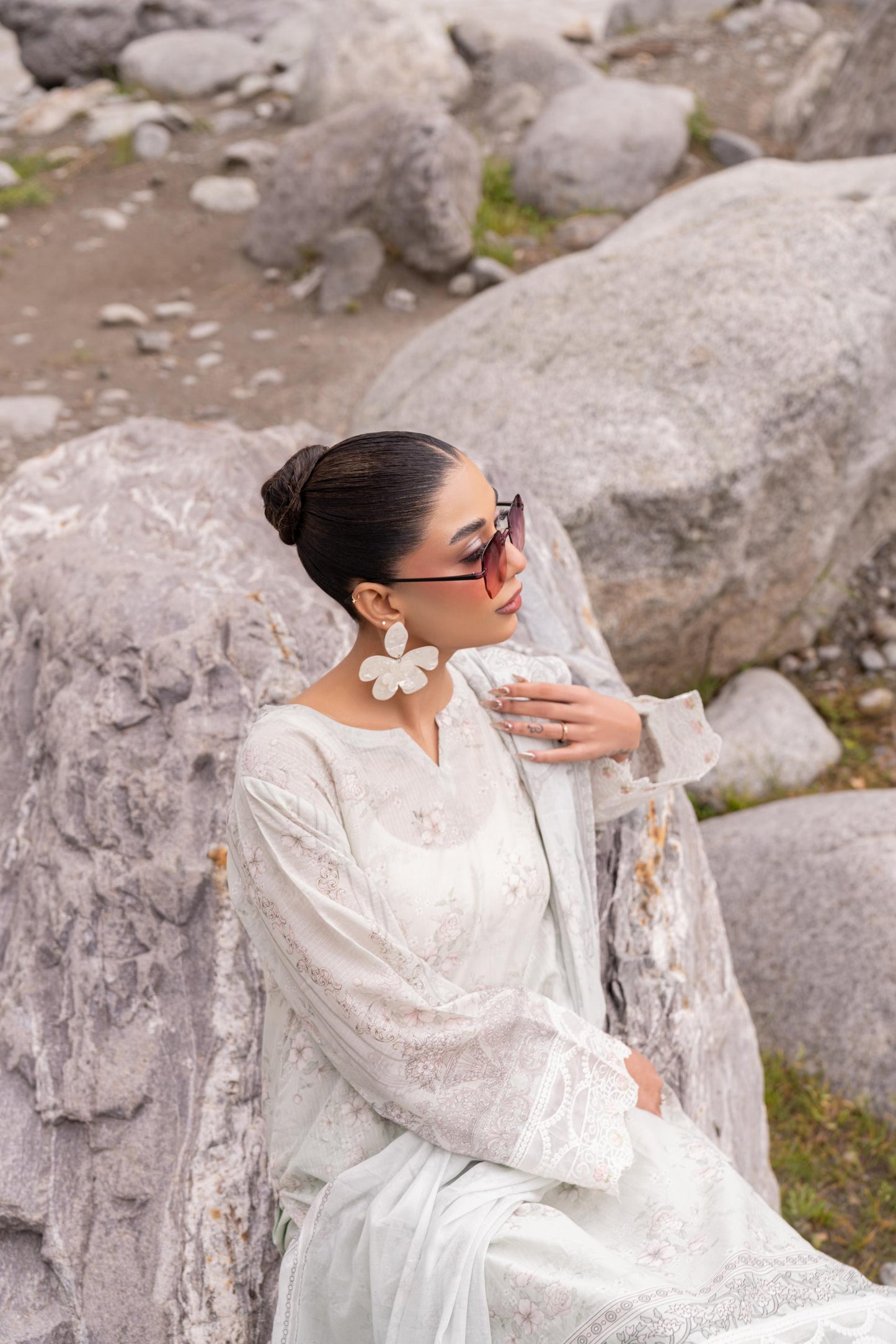 Shanaya Digital Emb Lawn 3PC