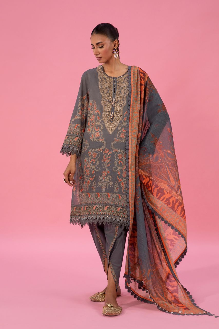 Sana Safinaz Digital Printed Lawn 3PC