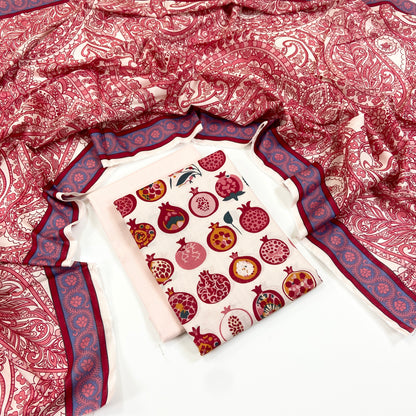 Zesh Digital Printed Khaddar 3PC