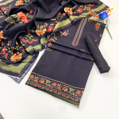 Zareen By Shanaya Digital Printed Viscose 3PC