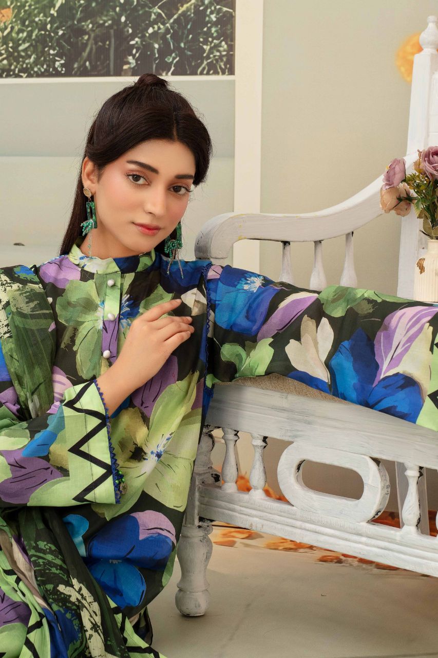 Fabiha By Feroza Digital Printed Lawn 3PC