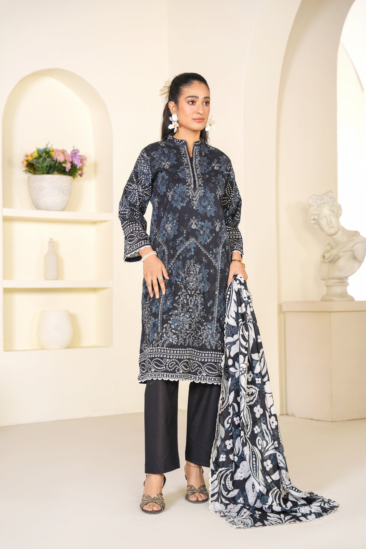 Rang Reza By Anaya Noor Embroidered Bana Dora 3PC