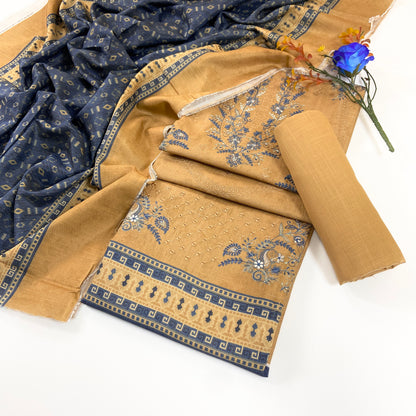 Anaya Noor Winter 2026 Plain Emb Khaddar 3PC