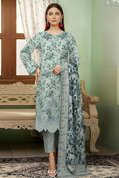 Seerat By Tawakkal Digital Printed & Emb Lawn 3PC