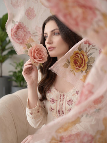 Lakhany Fully Embroidered Lawn 3PC