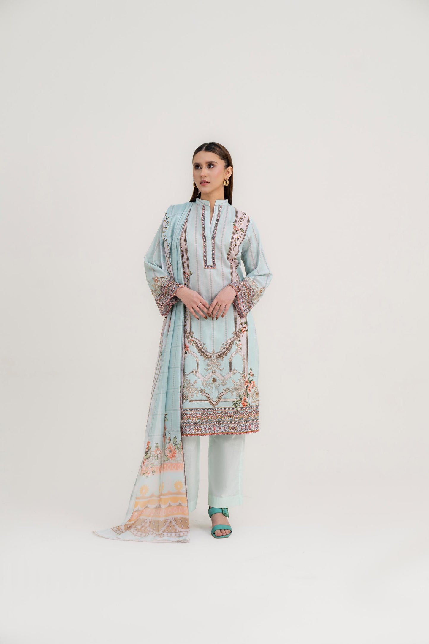 Sarah By Shanaya Premium Printed Lawn 3PC