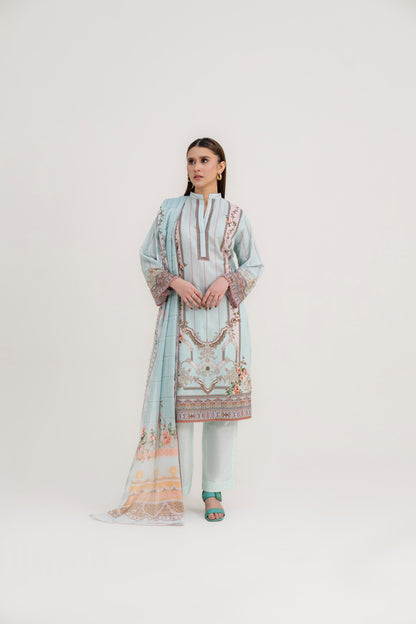Sarah By Shanaya Premium Printed Lawn 3PC