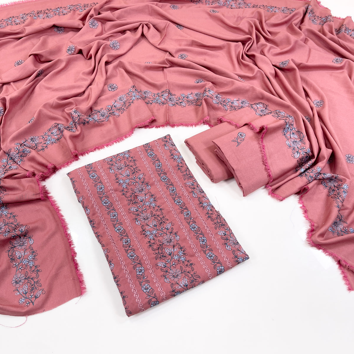 Bareeze Embroidered Karandi 3PC