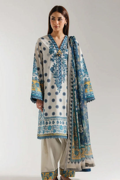 Ethnic Digital Printed Lawn 3PC
