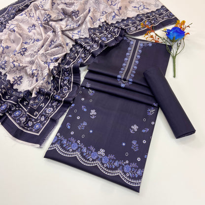 Nirvana By Shanaya Digital Printed Linen 3PC