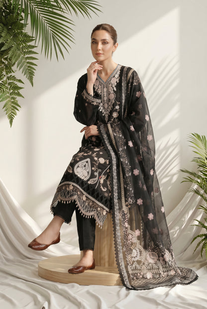 Dewani By Anaya Noor – Embroidered Lawn 3PC