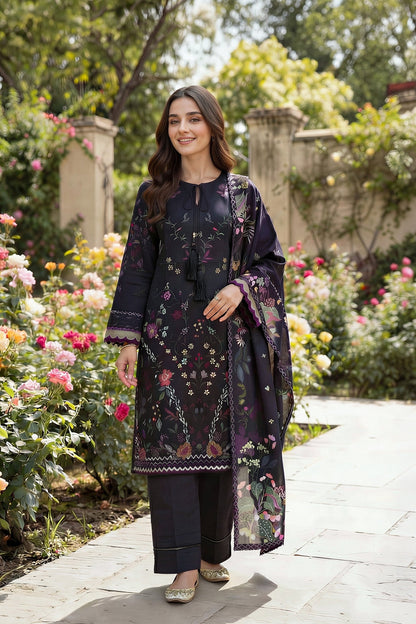 Zync By Florent Digital Printed Lawn 3PC