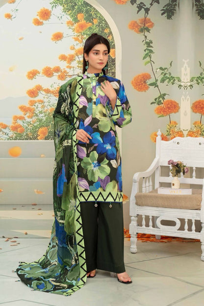 Fabiha By Feroza Digital Printed Lawn 3PC