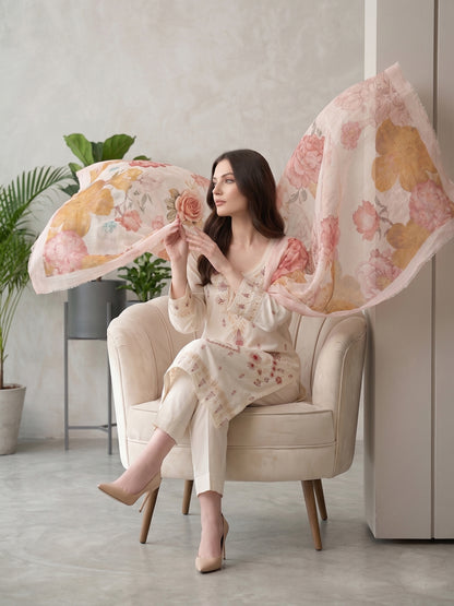 Lakhany Fully Embroidered Lawn 3PC