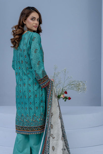 Mojo Berry By Marooj Printed Bana Dora Lawn 3PC