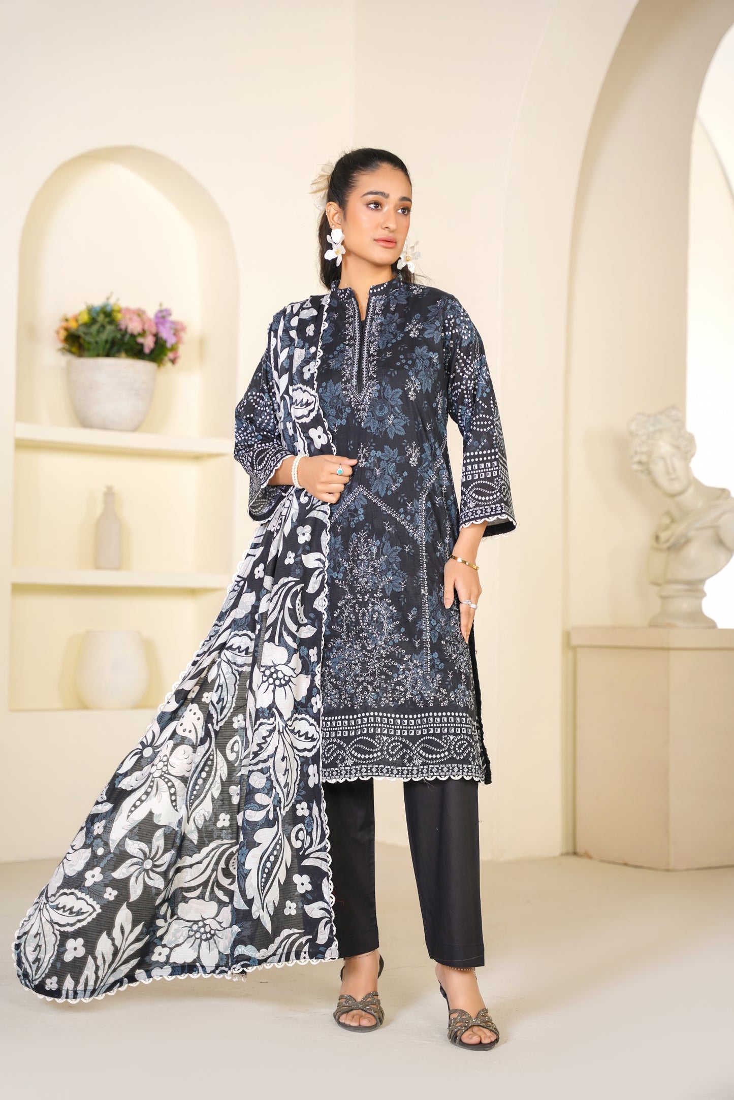 Rang Reza By Anaya Noor Embroidered Bana Dora 3PC