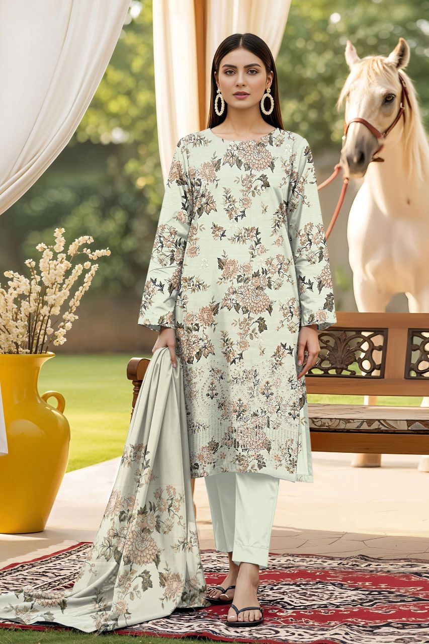 Muskan By Tawakkal Digital Embroidered Lawn 3PC