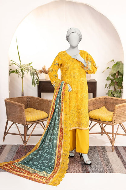 Seher By Almeerah Luxury Printed Embroidered Lawn 3PC