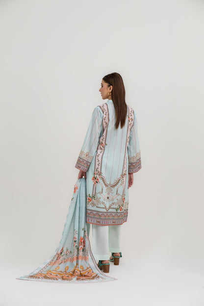 Sarah By Shanaya Premium Printed Lawn 3PC
