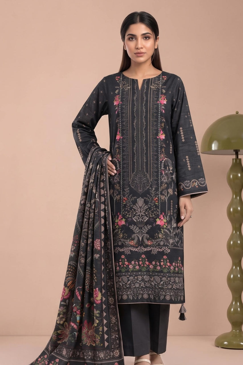 Bonanza Satrangi Digital Printed Khaddar 3PC