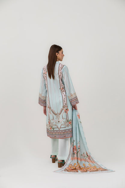 Sarah By Shanaya Premium Printed Lawn 3PC