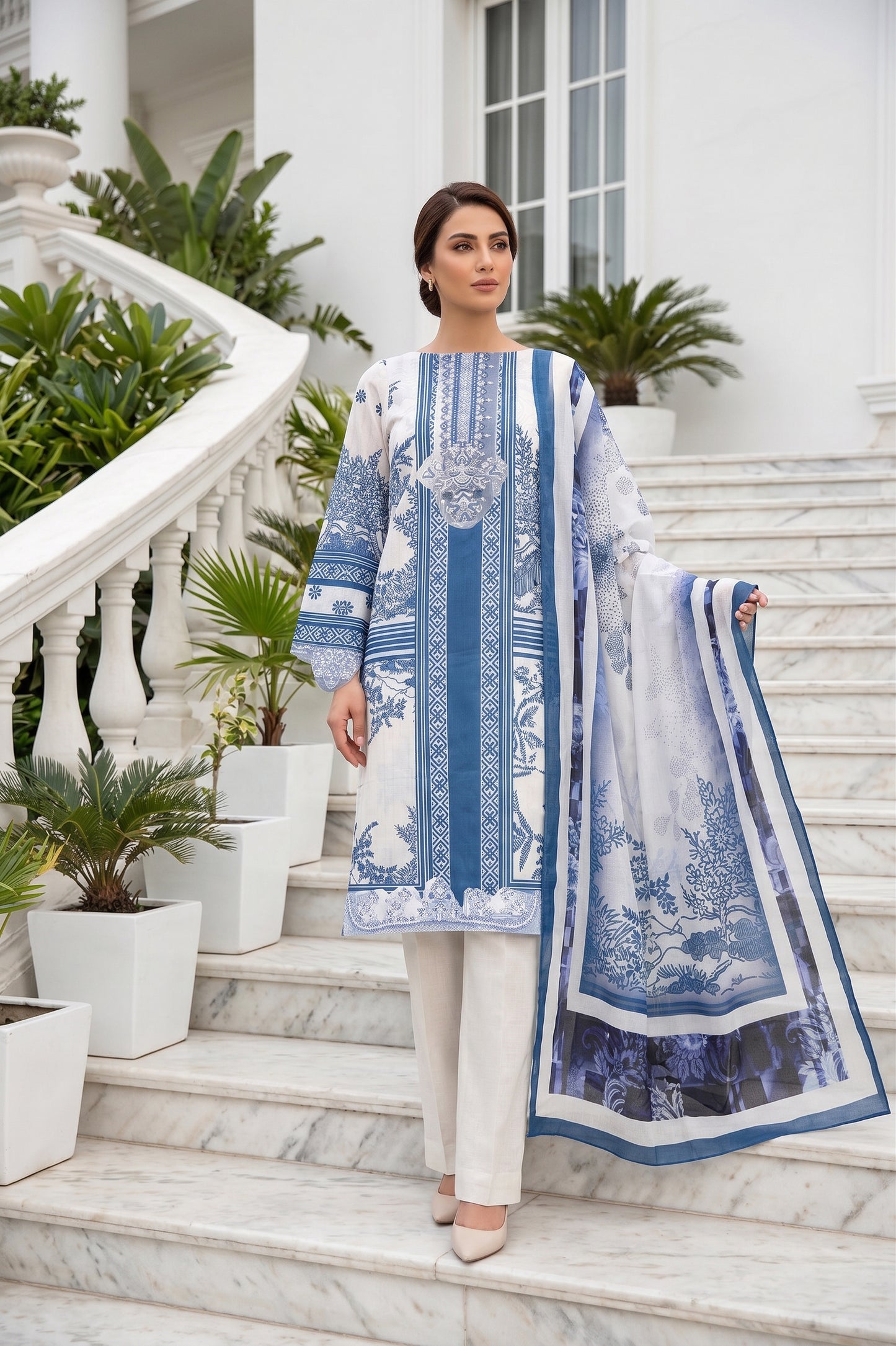 Gulnaar By Anaya Noor Digital Printed Lawn 3PC