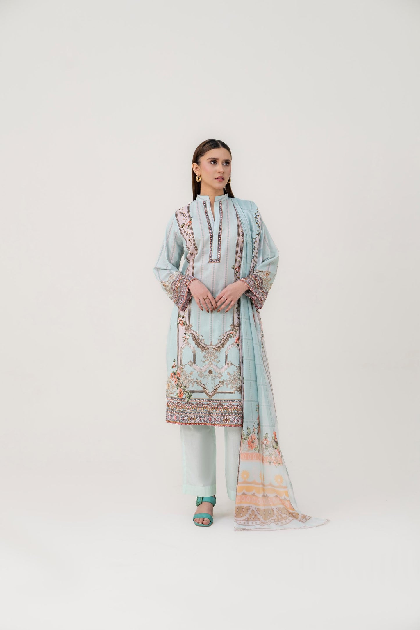 Sarah By Shanaya Premium Printed Lawn 3PC