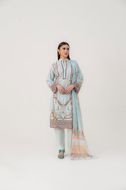 Sarah By Shanaya Premium Printed Lawn 3PC