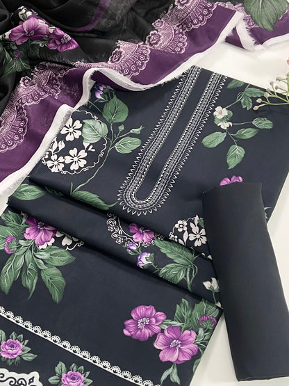 Riwayat By Shanaya Digital Printed Lawn 3PC