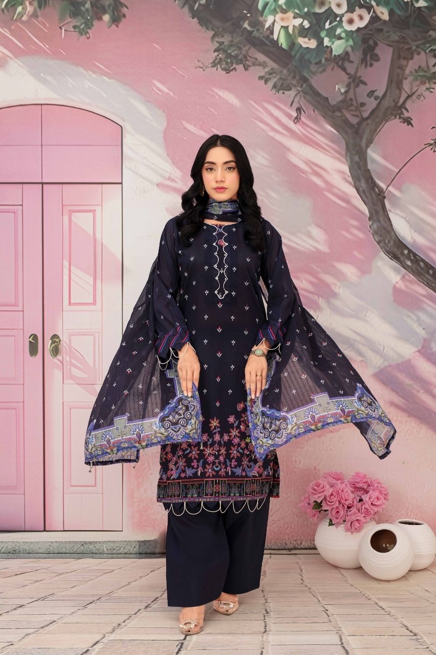 Fabiha By Feroza Digital Printed Lawn 3PC