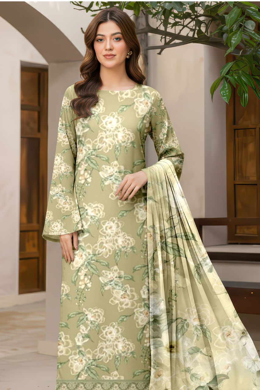 Mausummery Digital Printed Lawn 3PC