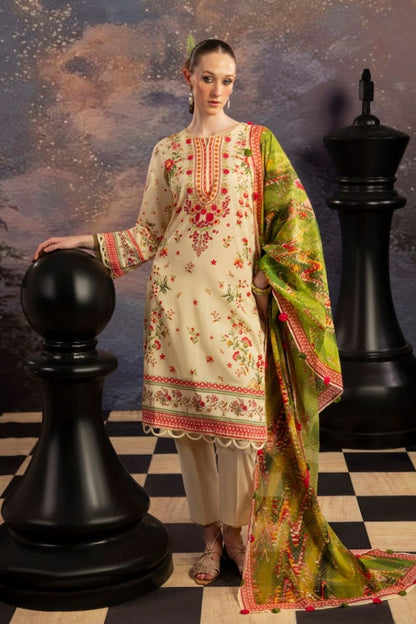 Dill Buro By Paltar Premium Printed Lawn-3PC