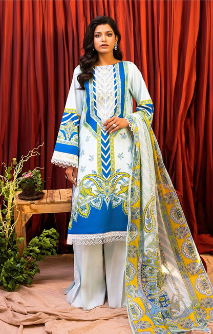 Rabazka Digital Printed Lawn 3-PC