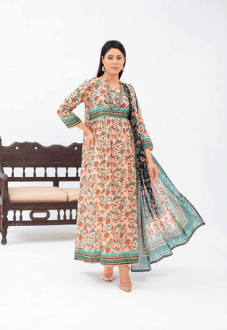 Mahi Digital Printed Lawn 3-PC